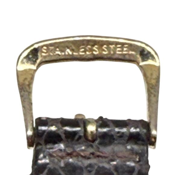 Anne Klein 10/7772 Women's Quartz Watch – Roman Numerals, Leather Band - Picture 8 of 9